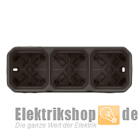 3-fach Gehäuse Plexo New FRAP anthrazit 069603L Legrand