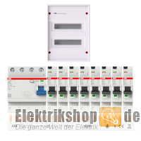 AP-Verteiler Set 2-reihig Striebel und John / ABB Flexline