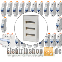 AP-Verteiler Set 3-reihig F-tronic / Gewiss