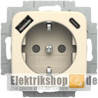 Busch Jaeger USB-Steckdose 20 EUCB2USBAC-212 Duro 20000 SI weiß