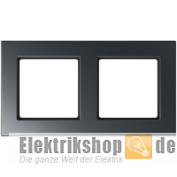 Rahmen 2-fach anthrazit matt A 5582 BF ANM Jung