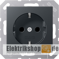 Schuko-Steckdose anthrazit matt A 1520 BF ANM Jung