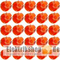25 Stk. Hohlwand Geräte-Verbindungsdose tief E117 F-tronic