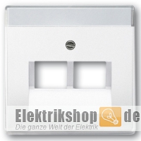 Future Linear Zentralscheibe UAE 2-fach studioweiß MATT 1803-02-884 Busch-Jaeger