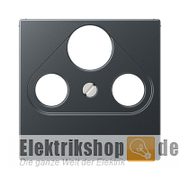 Abdeckung Antenne 3-Loch anthrazit matt A 561 BFPLSAT ANM Jung