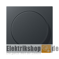 Abdeckung Drehdimmer anthrazit matt A 1740 BF ANM Jung