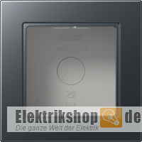 Aufputzgehäuse 1-fach mit Rahmen anthrazit matt A 5581 BF A ANM Jung