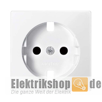 Ersatz-Abdeckung MEG2330-0319 für Steckdose m. BS System M polarweiß Merten