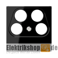 Abdeckung Antenne 4-Loch schwarz glänzend A 561-4 SAT2 SW Jung
