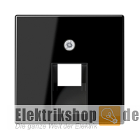 Abdeckung UAE/IAE/ISDN 1-fach sw glänzend A 569-1 PLUA SW Jung