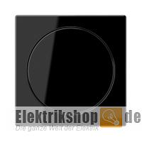 Abdeckung Drehdimmer schwarz glänzend A 1740 SW Jung