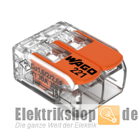 2-Leiter-Klemme mit Betätigungshebel bis 6 mm² 221-612 WAGO