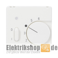 Meridian Abdeckung RT-Regler m. Schalter reinweiß EGB VIKO