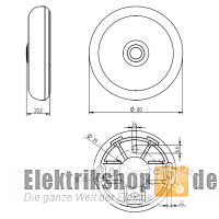 Klingeltaster Edelstahl ETA S100 rund 55540 Grothe Klingeltaster Edelstahl ETA S100 rund 55540 Grothe