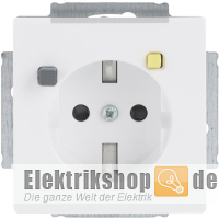 Future Linear Steckdose FI-SCHUKOMAT 3120 EUCB-84 studioweiß Busch-Jaeger
