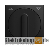 Balance SI Zentralscheibe Jalousie Drehgriff schwarz matt 2542 DR-915 Busch Jaeger