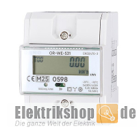 Drehstromz&auml;hler 80A f&uuml;r Hutschiene OR-WE-531 MID ORNO
