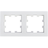 Karre Plus 55 Rahmen 2-fach reinwei&szlig; Panasonic