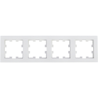 Karre Plus 55 Rahmen 4-fach reinweiß Panasonic Karre Plus 55 Rahmen 4-fach reinweiß Panasonic