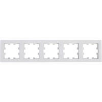 Karre Plus 55 Rahmen 5-fach reinwei&szlig; Panasonic