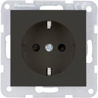 Karre Plus 55 Kombi-Steckdosen Einsatz mit KS anthrazit Panasonic