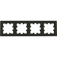 Karre Plus 55 Rahmen 4-fach anthrazit Panasonic Karre Plus 55 Rahmen 4-fach anthrazit Panasonic