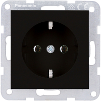 Karre Plus 55 Kombi-Steckdosen Einsatz schwarz Panasonic