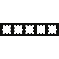 Karre Plus 55 Rahmen 5-fach schwarz Panasonic