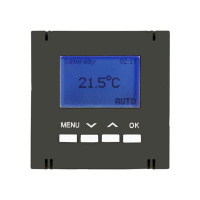 Karre Plus 55 Abdeckung Thermostat Digital anthrazit Panasonic