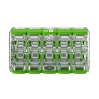 15 Stk. 10-Leiter-Klemmen mit Bet.-Hebel Green Range 221-430 WAGO