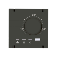 Karre Plus 55 Abdeckung Thermostat Analog anthrazit Panasonic