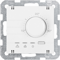 Raumtemperaturregler Analog 55x55 reinweiß EGB Raumtemperaturregler Analog 55x55 reinweiß EGB