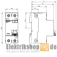 FI-Schutzschalter 25A 30mA 2-polig 5SV3312-6 SIEMENS