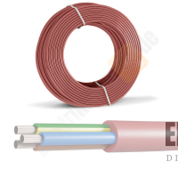 50m Ring SIHF-J 3x2,5 mm&sup2; Silikon Schlauchleitung