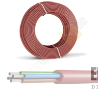 100m Ring SIHF-J 4x0,75 mm&sup2; Silikon Schlauchleitung