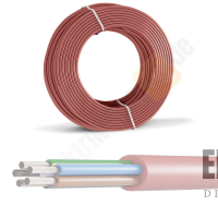 50m Ring SIHF-J 5x1,5 mm&sup2; Silikon Schlauchleitung