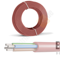 50m Ring SIHF-J 4x1,5 mm&sup2; Silikon Schlauchleitung