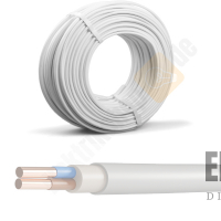 50m Ring NYM-O 2x1,5 Mantelleitung ohne Schutzleiter