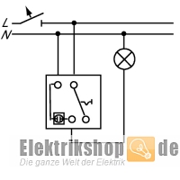 Busch Jaeger Kontrollschalter-Einsatz 2000/6 USK mit Glimmlampe