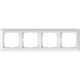 Rahmen 4-fach titanweiß Delta line 5TG2554-0 Siemens