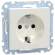 Steckdose mit Kinderschutz polarweiß gl. MEG2300-0319 Merten