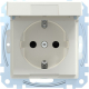 Steckdose mit Klappdeckel IP44 polarweiß MEG2314-0319 Merten