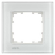 1-fach Rahmen Glas weiß 90-mm-Maß Delta miro 5TG1201-1 Siemens