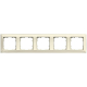Rahmen 5-fach cremeweiß Delta Line 5TG2585-0 Siemens