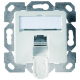 Datendose 1-fach AMJ45 8 K UP/50 Cat.6a aw 100022959 Telegärtner