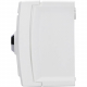 Pacific FR Steckdose 1-fach Aufputz mit Schloss weiß EGB