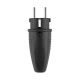 Gummi Stecker schwarz IP44 Original 100000039 ABL