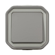 Wechselschalter Aufputz Feuchtraum Plexo New FRAP grau 069711L Legrand