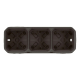 3-fach Gehäuse Plexo New FRAP anthrazit 069603L Legrand