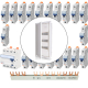 UP-Verteiler Set 3-reihig F-tronic / Gewiss